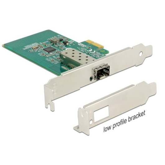Tarjeta de red DeLOCK 89481 PCI Express Fibra 1000 Mbps SFP Intel i210