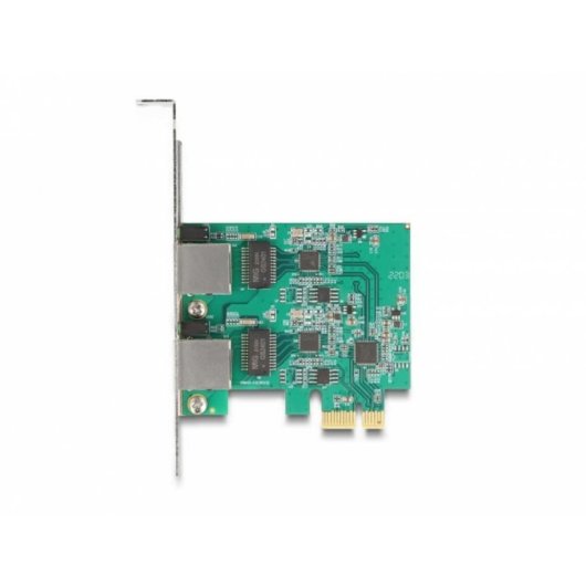 Netzwerkkarte DeLOCK 88101 PCI Express x1 2,5 Gigabit LAN Dual-Port Weiß