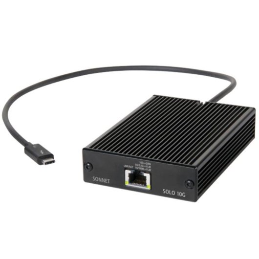 Scheda di Rete Sonnet SOLO10G-TB3 Thunderbolt 3 10 Gbit/s Ethernet Nera