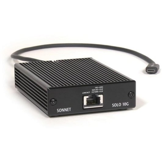 Scheda di Rete Sonnet SOLO10G-TB3 Thunderbolt 3 10 Gbit/s Ethernet Nera