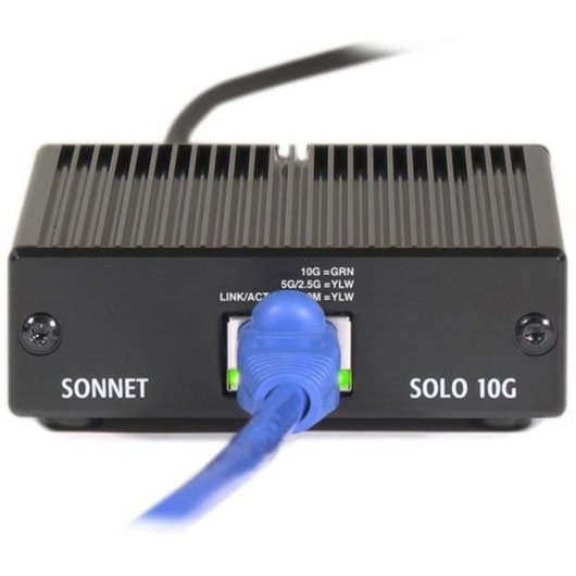 Scheda di Rete Sonnet SOLO10G-TB3 Thunderbolt 3 10 Gbit/s Ethernet Nera