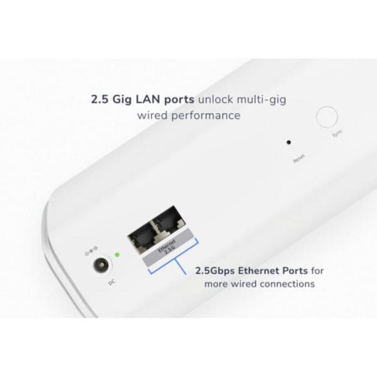 WiFi Mesh Netgear Orbi 1 Nodo 11000 Mbps 540 m² con Wi-Fi 7 Tribanda
