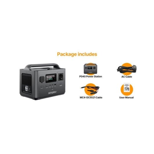 Energie-Station Aferiy AF-P040 256Wh 400W 3 USB-Anschlüsse und AC-Steckdose Li-ion Akku