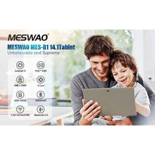 Tablet MESWAO B1 WiFi 14,1" 6GB 128GB Gold
