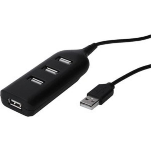 Hub Digitus 4 puertos USB 2.0 480 Mbps modelo AB-50001-1 sin alimentación externa