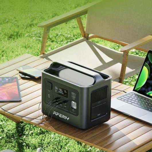Energie-Station AFERIY P180 1024Wh 1800W 8 Anschlüsse AC, USB LiFePO4 Batterie LCD