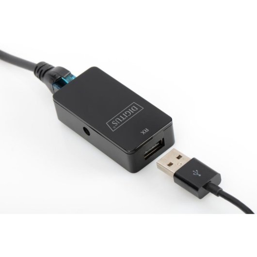 Hub Digitus 1 porta USB 2.0 10/100/1000 Mbps modello DA-70141 con RJ45