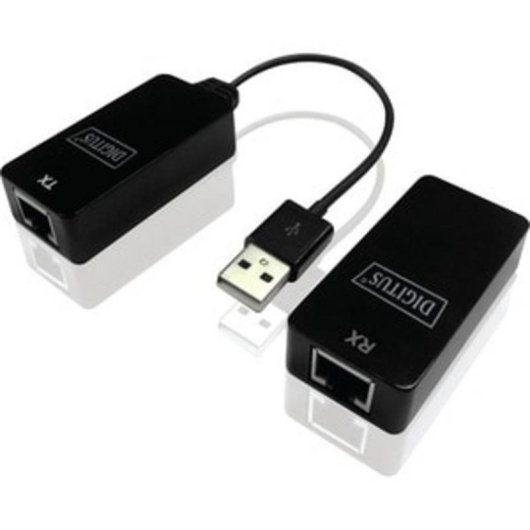Hub Digitus 1 porta USB 2.0 10/100/1000 Mbps modello DA-70141 con RJ45