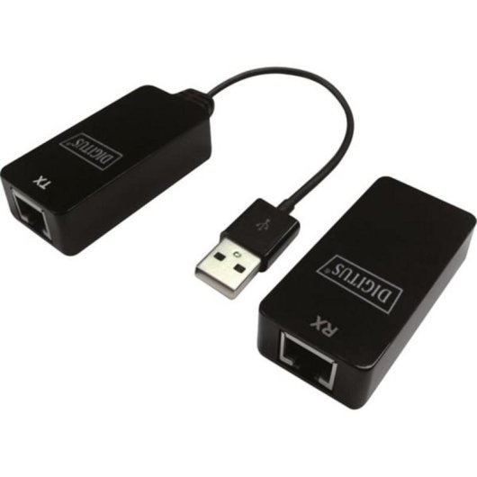 Hub Digitus 1 porta USB 2.0 10/100/1000 Mbps modello DA-70141 con RJ45