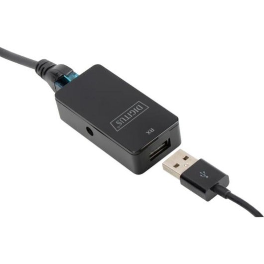 Hub Digitus 1 porta USB 2.0 10/100/1000 Mbps modello DA-70141 con RJ45