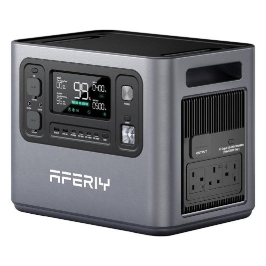 Estación de energía AFERIY P280 2048Wh 13 puertos LiFePO4 Control app Bluetooth WiFi