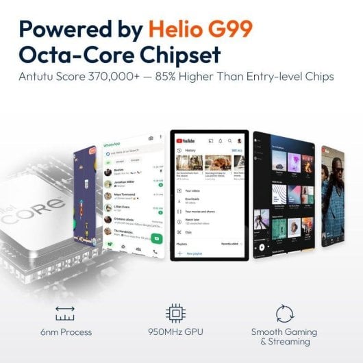 Tablet MESWAO B3 Pro WiFi 15,6" 8GB 256GB Nero