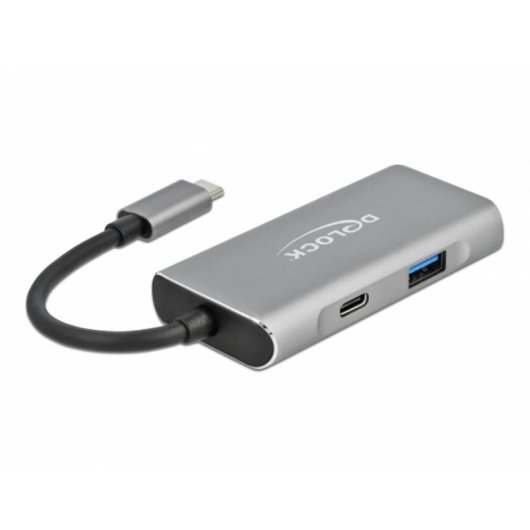 Hub DeLOCK 4 Ports 10 Gbps USB 3.2 Gen 2 Type-C und Type-A kompakt