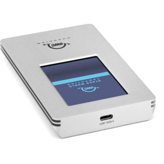 Festplatte OWC Guardian 2 TB SSD USB-C 3.2 Gen 2 1000 MB/s Verschlüsselung