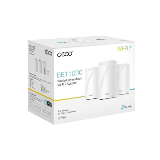 WiFi Mesh TP-Link 3 Nodi 9300 Mbps Copertura ampia Controllo parentale