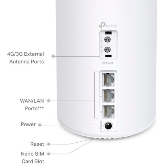 WiFi Mesh TP-Link Deco X50-4G 1 Nodo 3000 Mbps Cobertura Hogar con 4G+ LTE