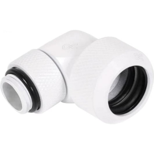 Wasserkühlung Alphacool Eiszapfen 90° drehbar G1/4 weiß 13mm