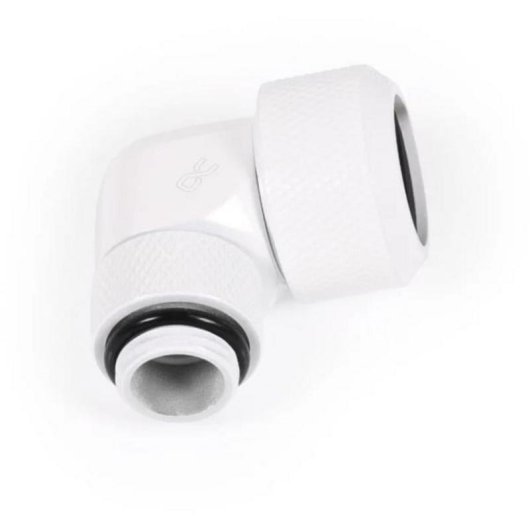 Wasserkühlung Alphacool Eiszapfen 90° drehbar G1/4 weiß 13mm