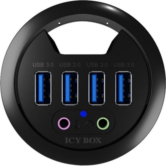 Hub ICY BOX 4 ports USB 3.2 Gen 1 5 Gbps modèle IB-HUB1403A noir