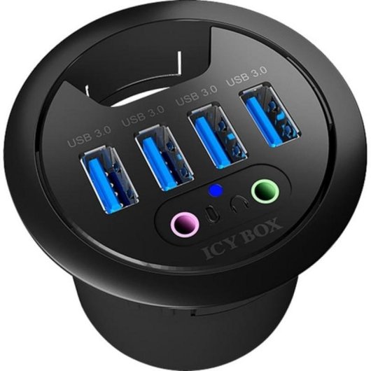 Hub ICY BOX 4 ports USB 3.2 Gen 1 5 Gbps modèle IB-HUB1403A noir