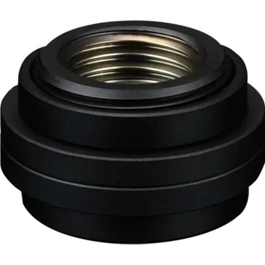 Conector DeltaMate Pass Through Thermal Grizzly negro Rosca G 1/4" 2 puertos