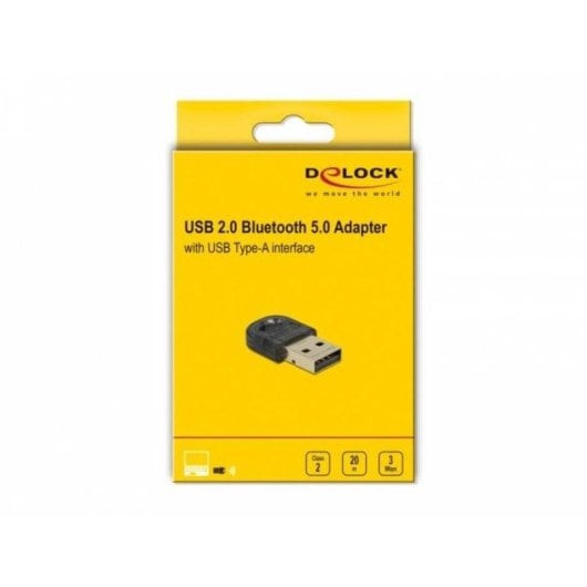 Carte Réseau Delock 61012 USB 2.0 Bluetooth 5.0 3 Mbit/s Compact