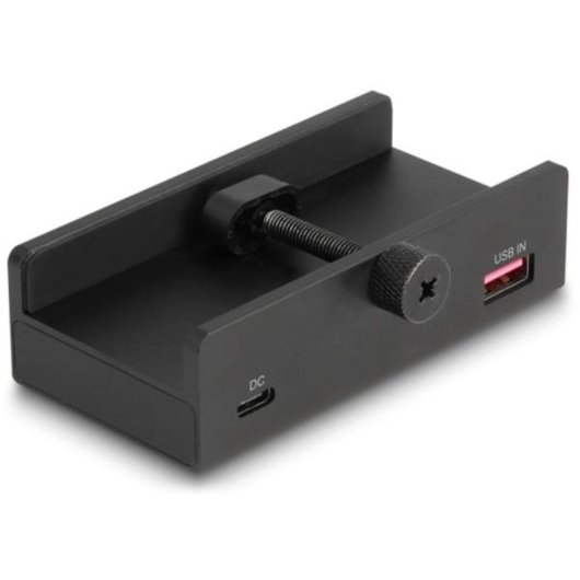 Hub DeLOCK 4 puertos 5 Gbps modelo 64263 con lector SD y MicroSD
