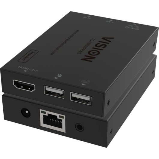 Vision HDMI-over-IP Receiver Receptor AV 1920 x 1200 Cat5e Cat6 Alámbrico USB Type-A