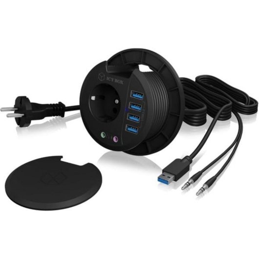Hub ICY BOX 4 ports USB 3.2 Gen 1 modèle IB-HUB1430 format bureau