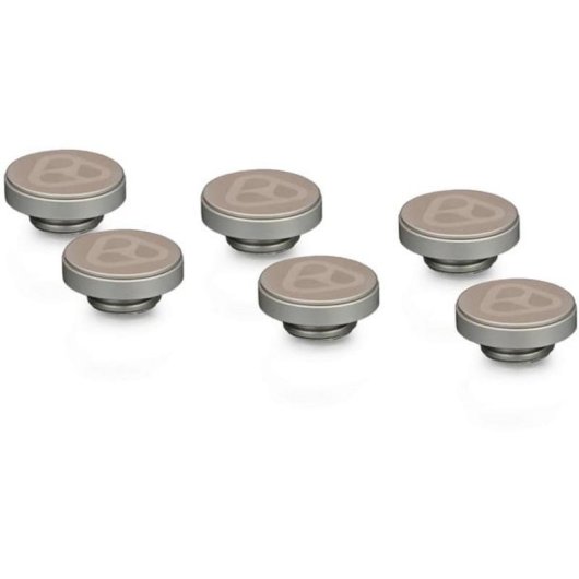 Conector Thermal Grizzly DeltaMate Plug níquel G1/4" ângulo reto 2 unid.