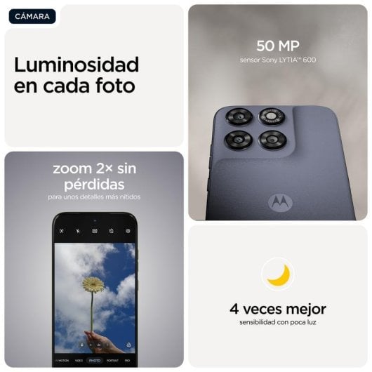 Motorola Moto G67 5G 4GB 256GB 6,8" Gris Pantalla AMOLED