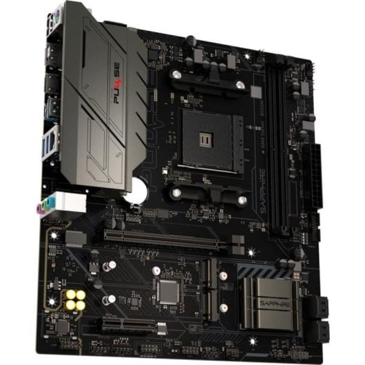 Carte mère SAPPHIRE PULSE B550M AMD B550 AM4 DDR4 µATX RGB 2.5 GbE TPM