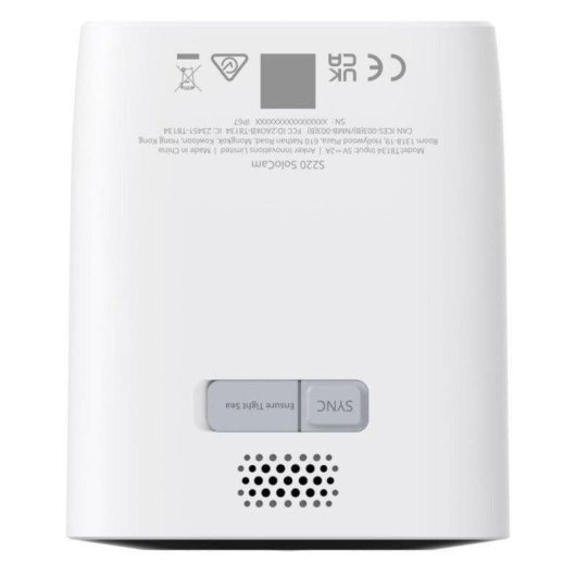 Cámara IP Eufy SoloCam S220 2K Visión Nocturna Binnen en Buiten Detección IA Panel Solar Alarm