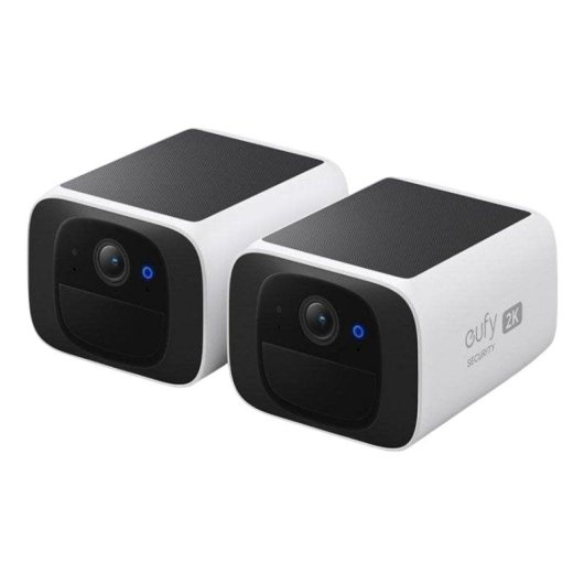 Cámara IP Eufy SoloCam S220 2K Visión Nocturna Binnen en Buiten Detección IA Panel Solar Alarm