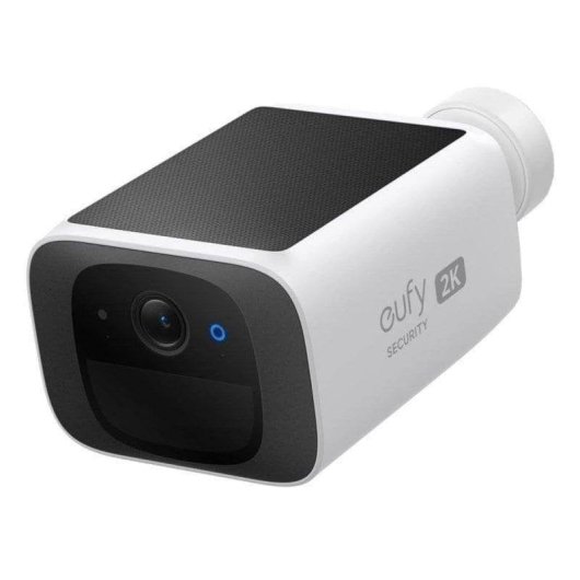 Cámara IP Eufy SoloCam S220 2K Visión Nocturna Binnen en Buiten Detección IA Panel Solar Alarm