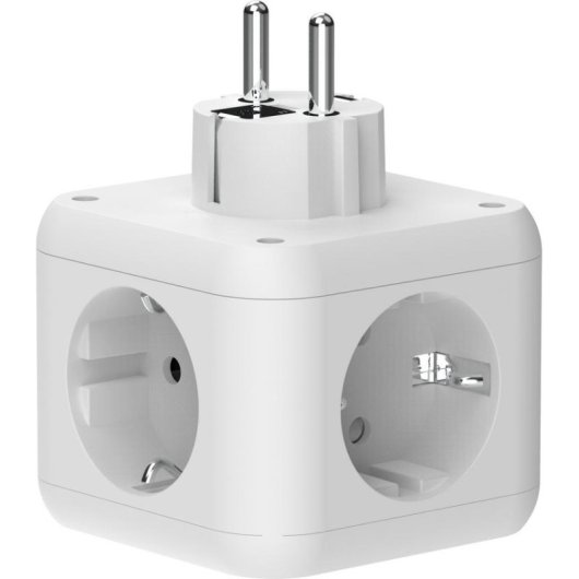 Regleta DCU Tecnologic 3 Tomas 3 USB-A 1 USB-C con Protección y Interruptor