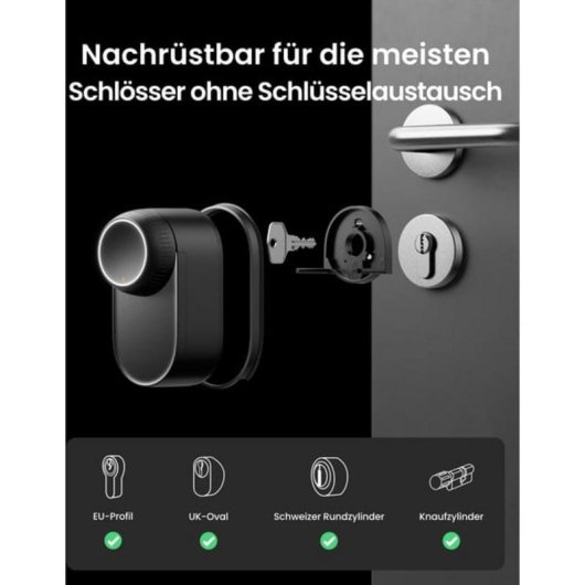 Alarma SwitchBot Lock Ultra Wi-Fi Bluetooth Interior Biométrica NFC