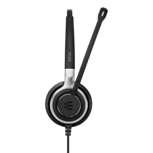 Auriculares Epos Impact SC 660 con cable, cancelación de ruido y micrófono, negro y plata