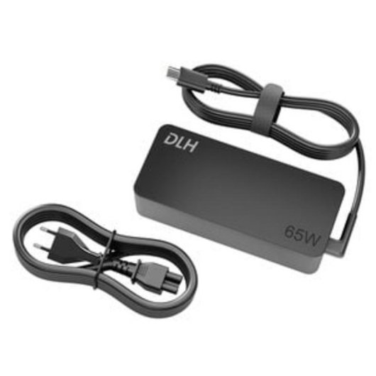 Source d'alimentation DLH USB-C 65W Power Delivery câble 1,5 m