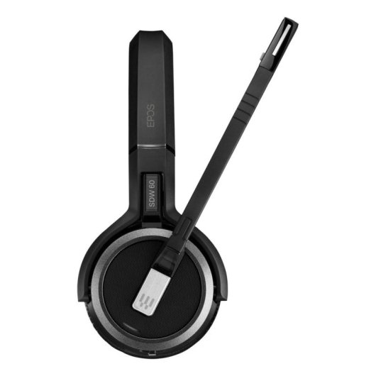 Auriculares EPOS IMPACT SDW 60 inalámbricos DECT con cancelación de ruido, micrófono y uso oficina, negro