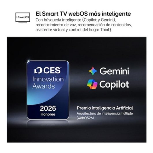 TV LG QNED MiniLED 50QNED81B6C 50" 4K UltraHD 60Hz Smart TV WebOS HDR10 AI Color Pro