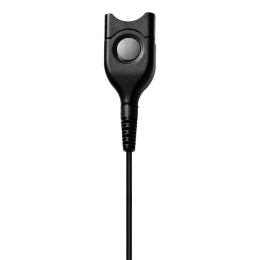 Auriculares EPOS IMPACT SC 630 con cable, cancelación activa de ruido, micrófono unidireccional, negro y plata
