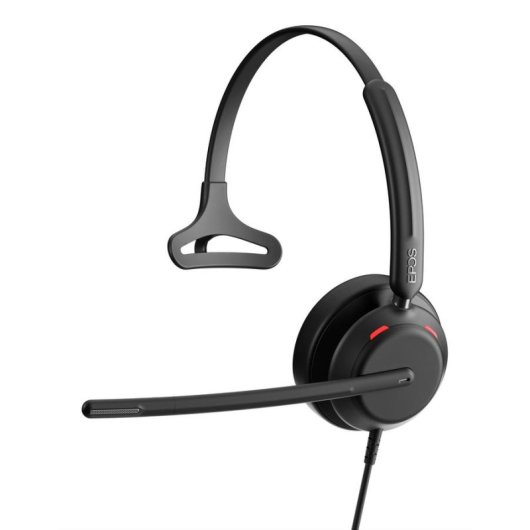 Auriculares EPOS IMPACT 730T con cable USB-C y USB-A para llamadas y música negros