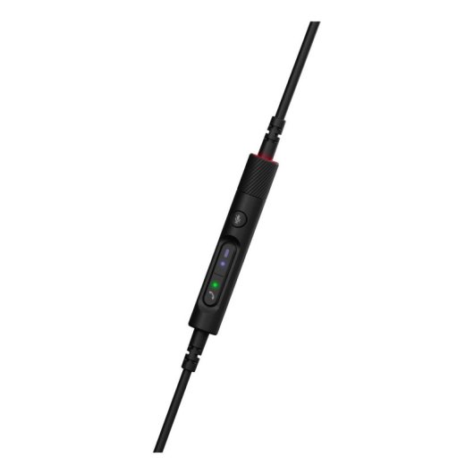 Auriculares EPOS IMPACT 730T con cable USB-C y USB-A para llamadas y música negros