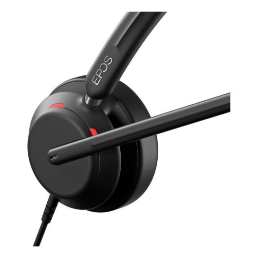 Auriculares EPOS IMPACT 730T con cable USB-C y USB-A para llamadas y música negros
