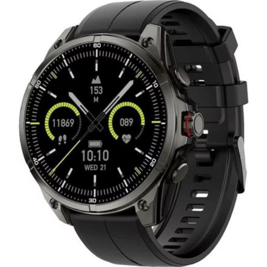Carneo GTR eXpedition Bluetooth GPS 44mm Noir Taille Unique IP68 SpO2 Cardiofréquencemètre