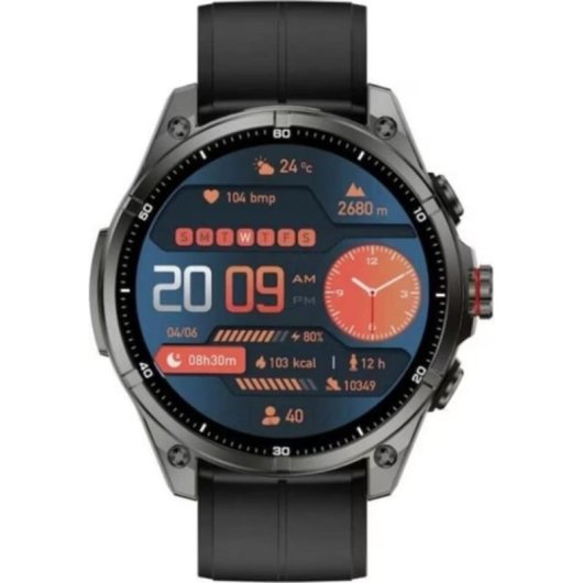 Carneo GTR eXpedition Bluetooth GPS 44mm Noir Taille Unique IP68 SpO2 Cardiofréquencemètre