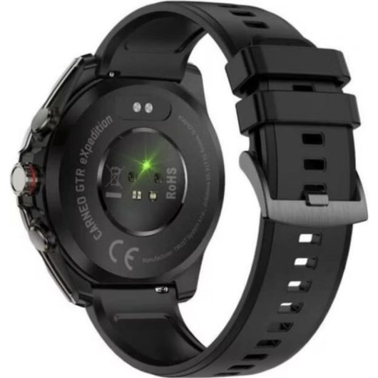 Carneo GTR eXpedition Bluetooth GPS 44mm Noir Taille Unique IP68 SpO2 Cardiofréquencemètre