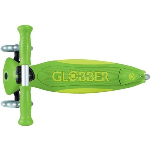 Vespa GLOBBER Primo faltbarer 3-Rad Roller mit Lichtern grün
