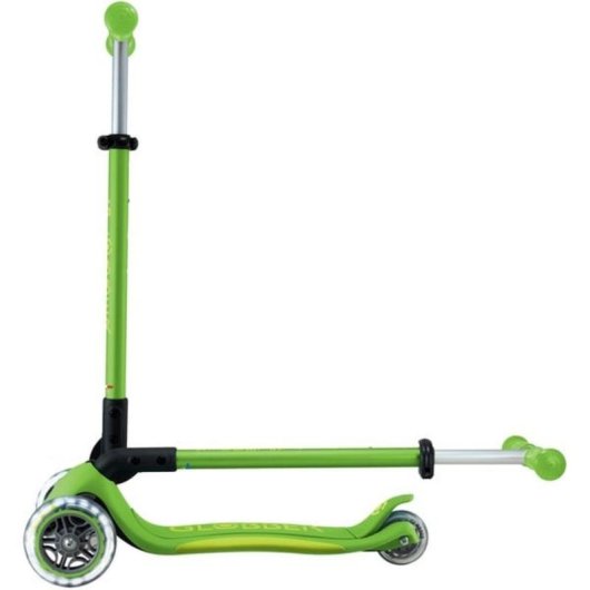Vespa GLOBBER Primo faltbarer 3-Rad Roller mit Lichtern grün